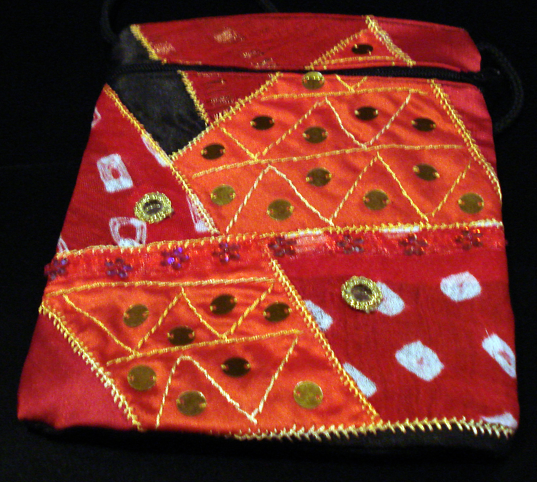 Crazy Quilt Bags - Red18
